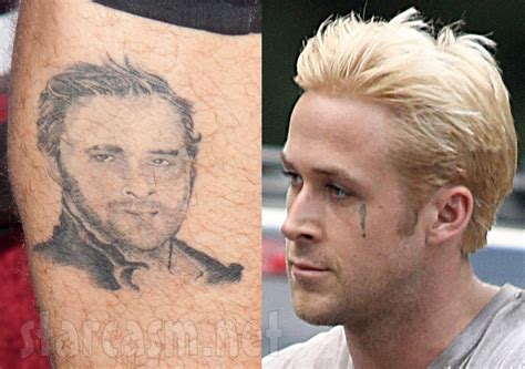 Ryan Gosling Pines Tattoo S