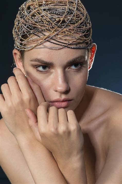 Woman Wearing Beaded Brown and Black Head Accessory · Free Stock Photo