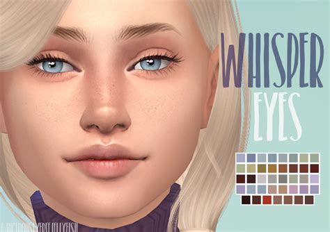 Mod The Sims - Whisper Eyes | Sims 4 cc eyes, The sims 4 skin, Sims