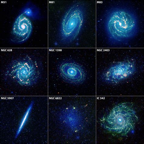 A new, colorful collection of galaxy specimens has been released by ...