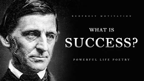 What is Success? - Ralph Waldo Emerson (Powerful Life Poetry) - YouTube