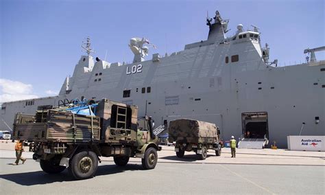 HMAS Canberra is loaded & enroute to Fiji to assist after CycloneWinston YourADF | General Angus ...