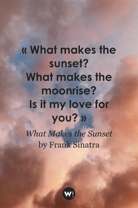 34 Sunset Lyrics Quotes - The Best Lyrics About Sunset - Words Inspiration