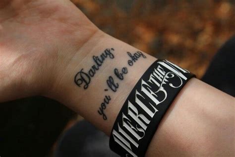 Pierce The Veil lyric tattoo | Ink c: | Pinterest | Hold on, Black tattoos and I am