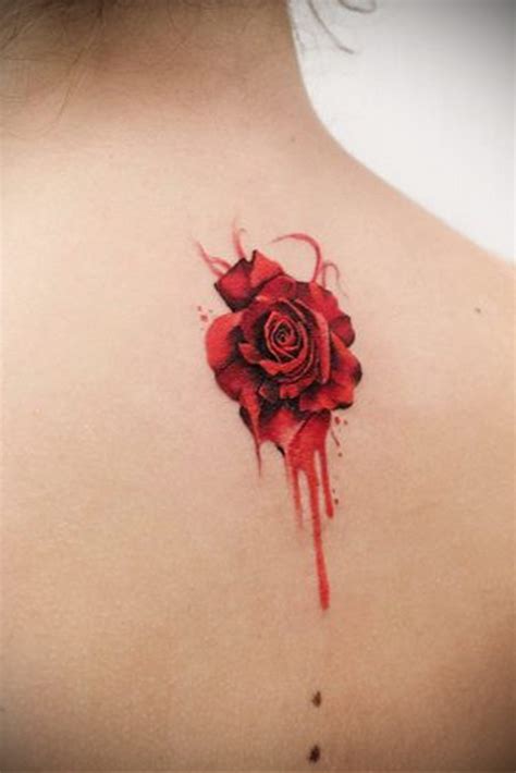 19+ Bloody Rose Tattoo - ZainaMyriam
