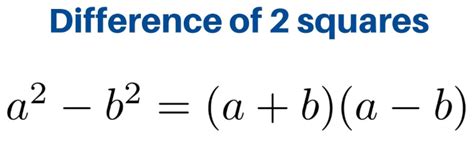 KS4. Algebra. Difference of Two Squares – Maths with David