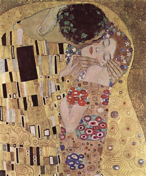 The Kiss Close Up by Gustav Klimt - Hand Painted Oil Painting | Klimt, Klimt kuss, Idee farbe