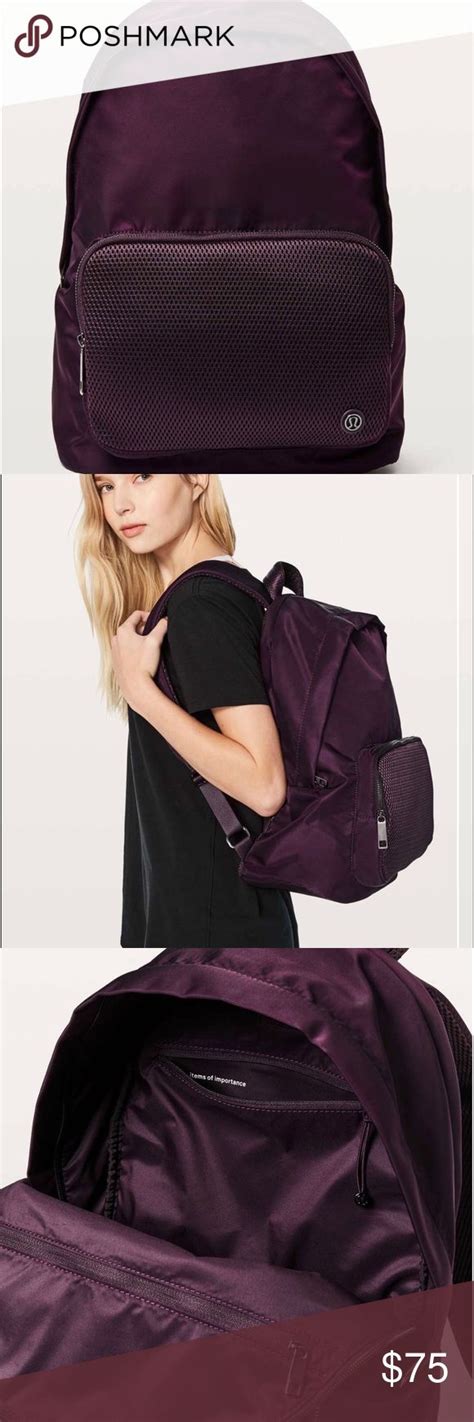 Lululemon backpack | Lululemon backpack, Lululemon, Black cherry color