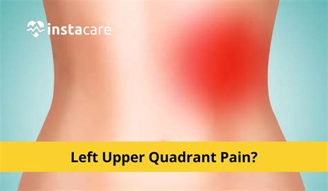 Left Upper Quadrant Pain - Causes, Symptoms And Treatment