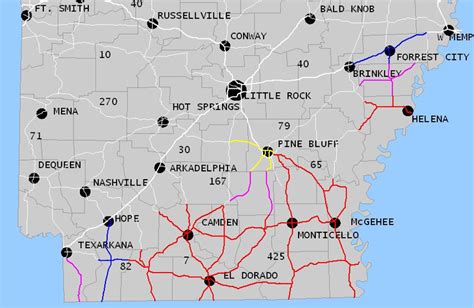 Arkansas Road Conditions Map Image | Draw A Topographic Map