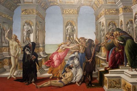 Calumny of Apelles. Sandro Botticelli. circa 1496. | Sandro botticelli, Sandro botticelli ...