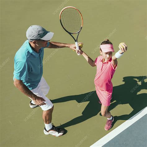 Tennis training - Stock Image - F024/8210 - Science Photo Library