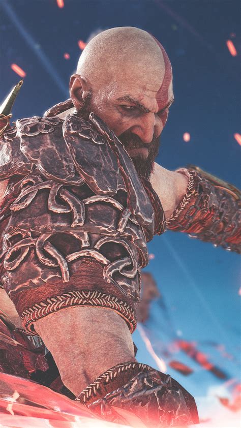 1080x1920 kratos, god of war 4, god of war, games, ps games, hd, 2018 games for Iphone 6, 7, 8 ...