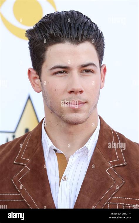 Nick Jonas attending the 50th Academy of Country Music Awards held at AT&T Stadium in Texas, USA ...