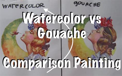 Watercolor VS Gouache Painting (with Grisaille) | Gouache painting, Beginning watercolor ...