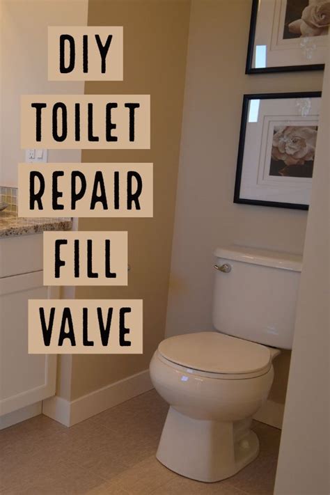 DIY - Toilet Repair Fill Valve | Toilet repair, Fill valve, Diy plumbing