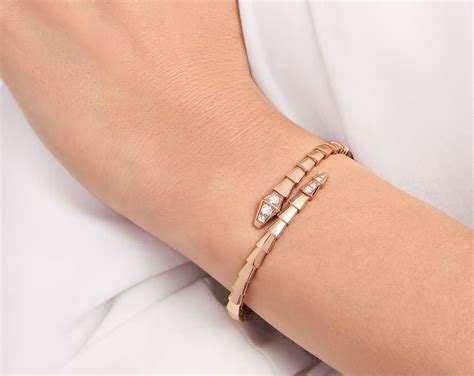 BVLGARI Serpenti Rose Gold Bracelet 357823 @ Ethos