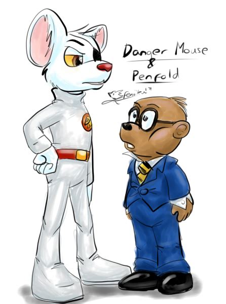 Danger Mouse and Penfold :coloured: by Feniiku on DeviantArt