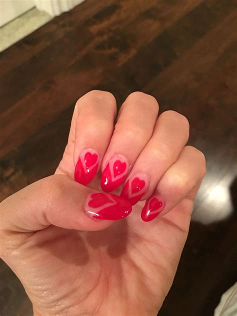 Top 50 valentines nails red ideas 2024 - flamegeuss.com