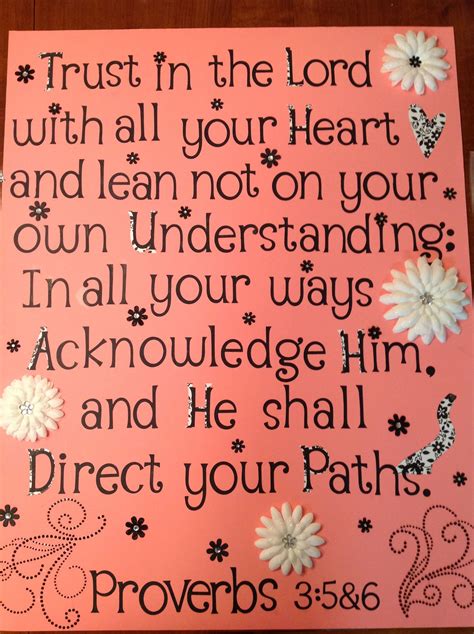 Proverbs 3:5-6 Poster | Proverbs 3, Proverbs 3 5 6, Proverbs