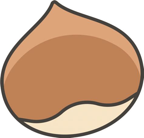 Chestnut Emoji Icon - Illustration Clipart - Large Size Png Image - PikPng