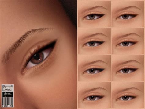 Eyeliner N26 by cosimetic | Natural eyeliner, Sims, Sims 4