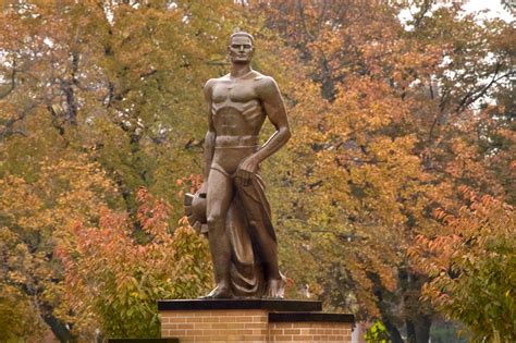 MSU Photography Services | Spartan statue