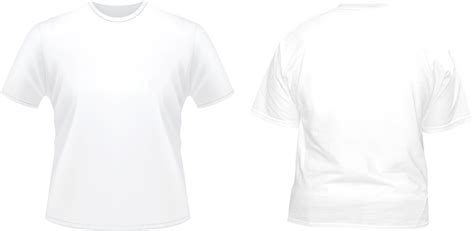 Front Back White Tshirt Template (PSD) | Official PSDs