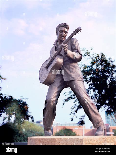 Elvis Presley Statue on Beale Street - Memphis, Tennessee USA Stock ...