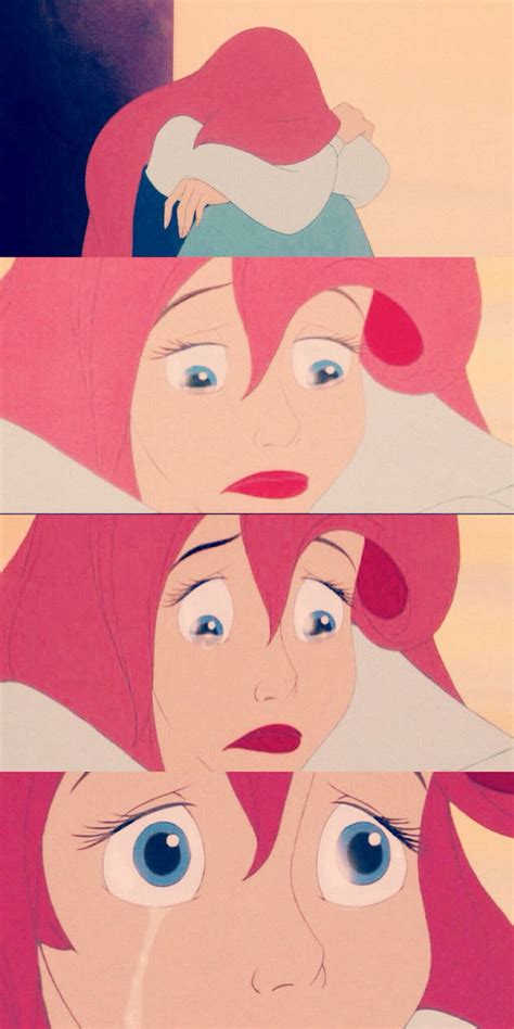 Ariel crying by NoFeelingLeftx on DeviantArt