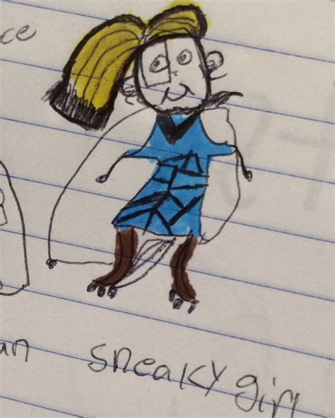 Sneaky Girl Child Drawn Comic Book Hero | Steven Depolo | Flickr