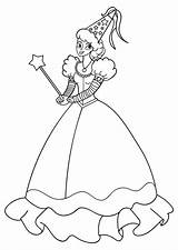 Princess Wand Coloring Pages sketch template