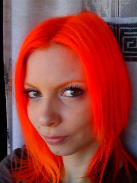 Hi-Octane Orange by Special Effects (the best temp hair dye ever, IMO - I've used their Napalm ...