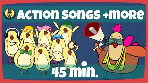 Kids Actions Songs | Kids Song Compilation | The Singing Walrus | Kids songs with actions ...