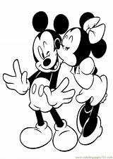 Mickey And Minnie mouse coloring Pages To Download Print For Free sketch template