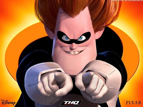 an animated character with red hair and black eyes pointing at the ...