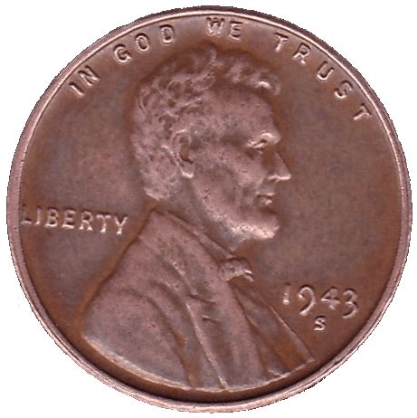 1943 Copper Penny.