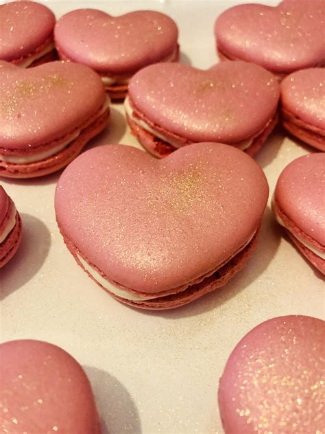 I’m making heart macarons to sell for Valentine’s Day! They turned out much bigger than expected ...
