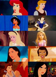 Disney Princesses and their angry by Midnightrosesblood on DeviantArt