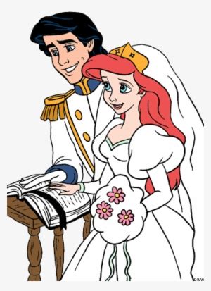 Ariel, Eric Wedding Kiss - Ariel And Eric Wedding Kiss Transparent PNG - 600x536 - Free Download ...