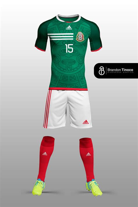 Mexico International Soccer Kit (Concept Art) on Behance | Soccer ...