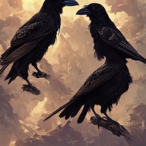 beautiful black raven bird with ornate armor, cute, | Stable Diffusion | OpenArt