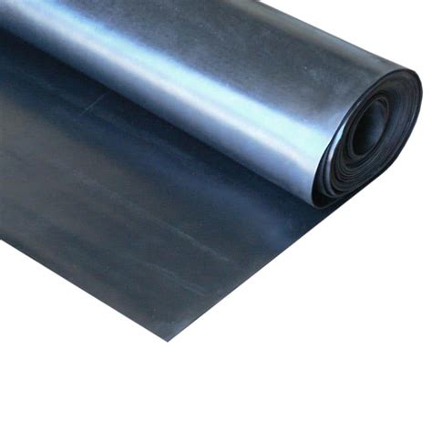 Rubber-Cal EPDM 1/8 in. x 36 in. x 96 in. Commercial Grade 60A Rubber Sheet - Black 20-109-0125 ...