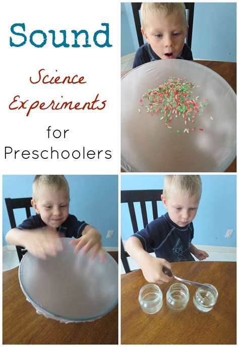 Sound Science Experiments for Preschoolers