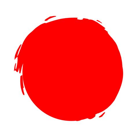 Red Brush Circle Png 21911751 PNG