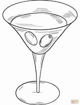 Martini Glass coloring Page  Free Printable Coloring Pages sketch template