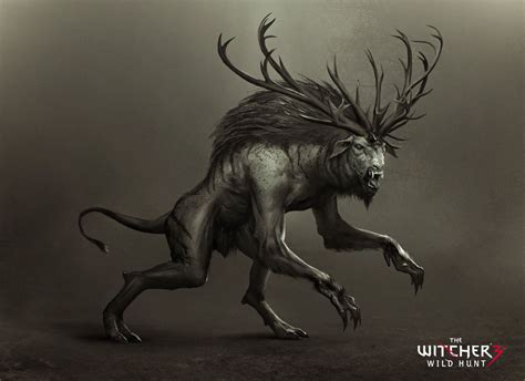 Witcher monsters, Monster concept art, The witcher