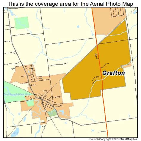 Aerial Photography Map of Grafton, OH Ohio