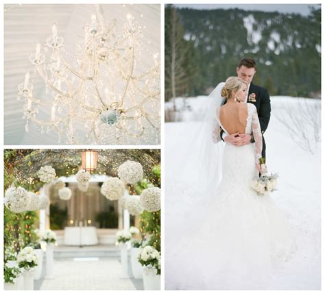 Let it Snow: Inspiration for a Winter White Wedding -Beau-coup Blog