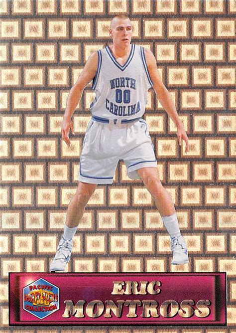 Eric Montross Basketball Card (North Carolina Tar Heels) 1994 Pacific Crown Draft Rookie ...